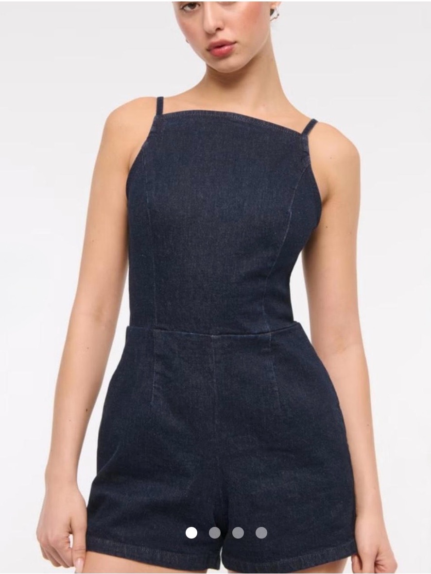 Abercrombie & Fitch Denim Romper